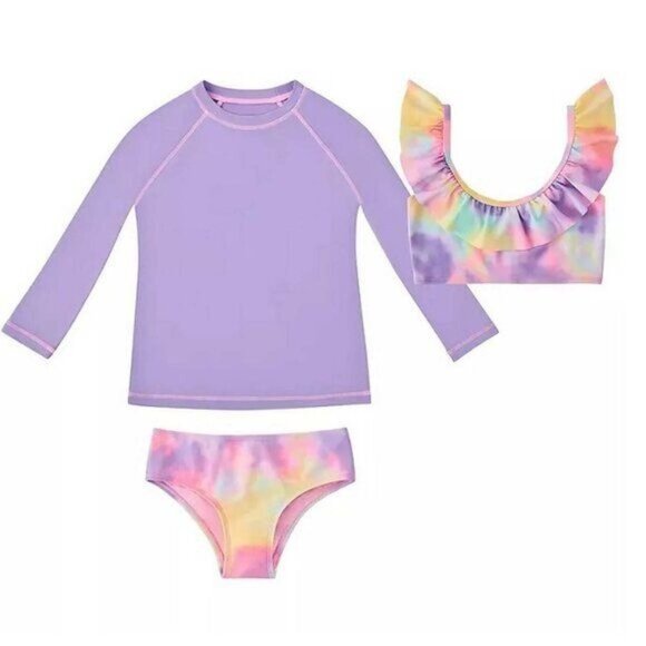 Swim 3-Piece Girls Swim Set 3T (818) - Picture 1 of 14